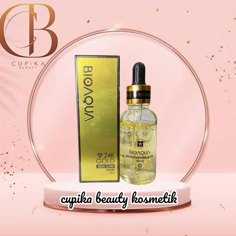 uu,iz} BIOAQUA FACE SERUM 24K GOLD 30 ML - 24K SKIN GOLD SKINCARE BIOAQUA