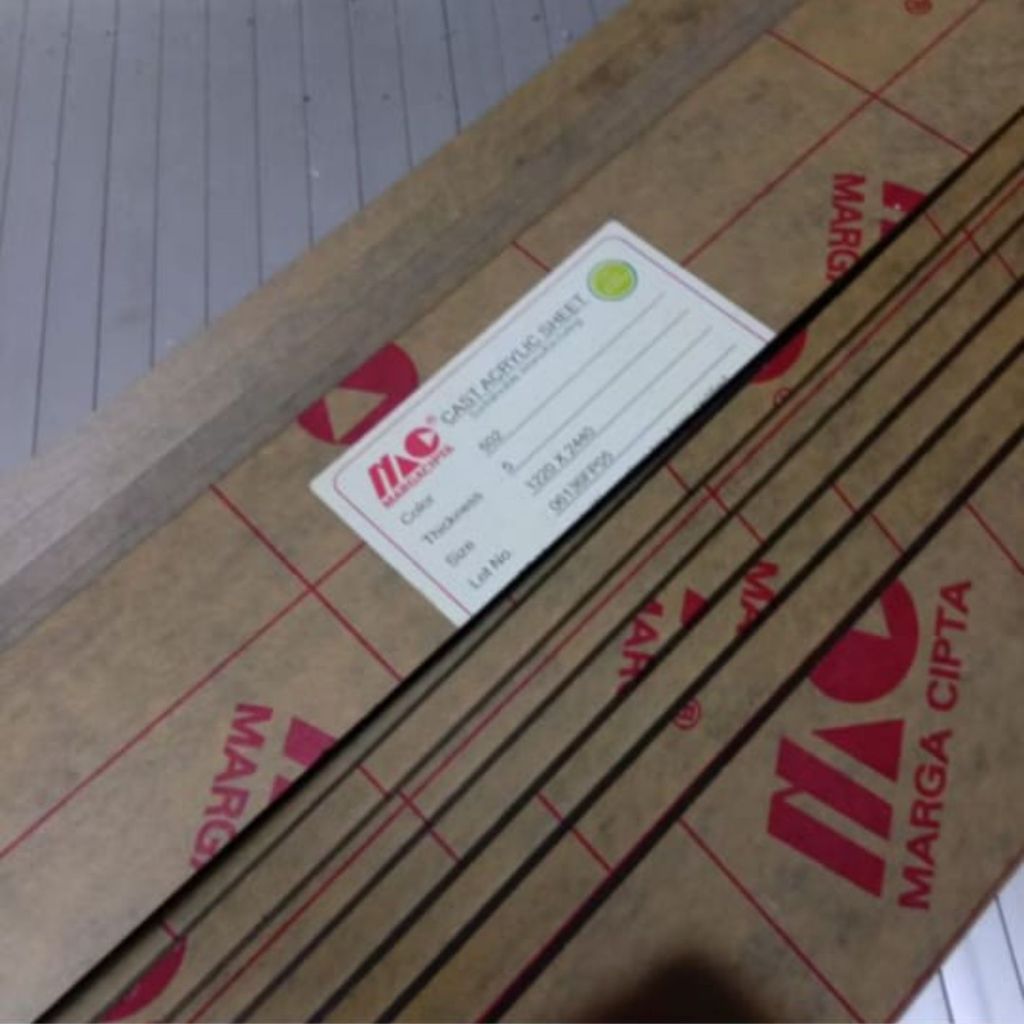 Akrilik Potongan 6cm x 80cm Pemotongan Akrilik Menggunakan Mesin Cutting Laser co2