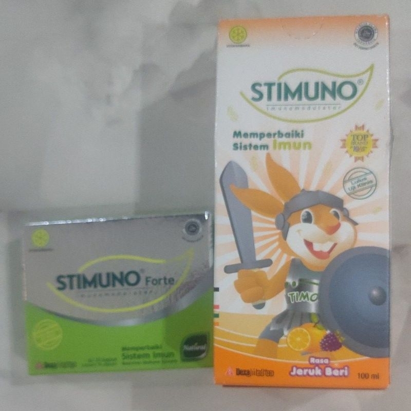 STIMUNO Forte 10's & STIMUNO Syrup 100ml Harga Hemat