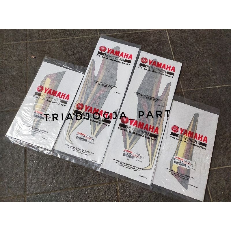 striping sticker graphic lis rx king rxking 2005 hitam original
