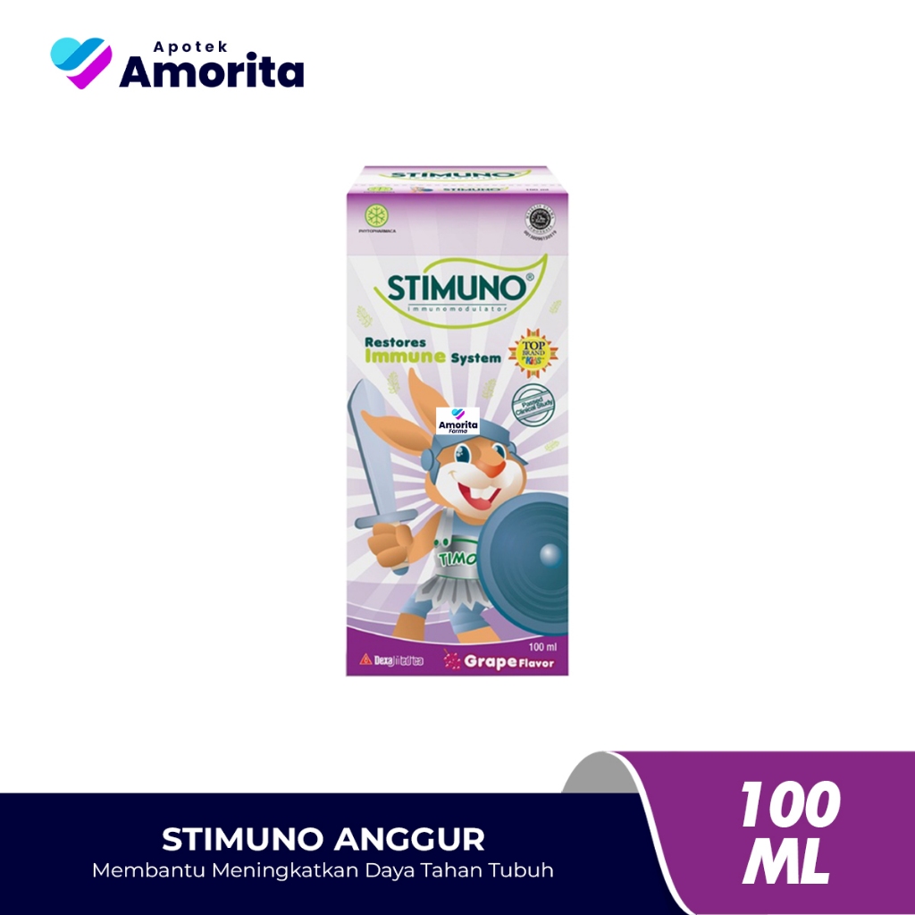 STIMUNO Sirup Vitamin Anak Rasa Anggur - 100 ml