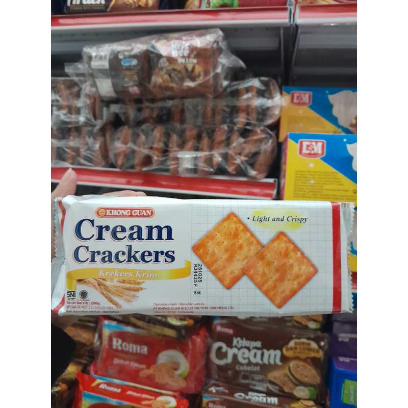

khong guan cream crackers 200 gram