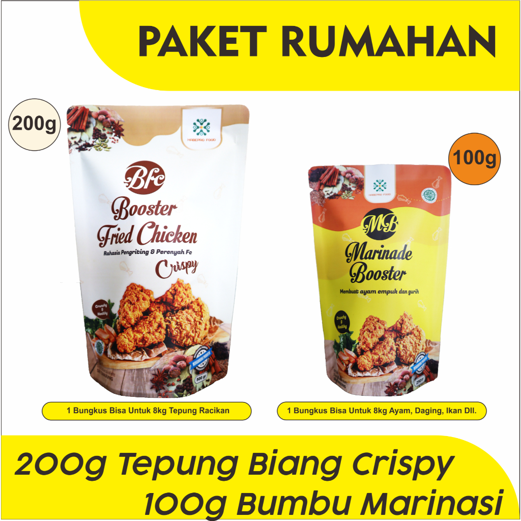 

Tepung Crispy - Tepung Krispi ‐ Tepung Krispy - Tepung Biang Fried Chicken Kentucky - PAKET RUMAHAN