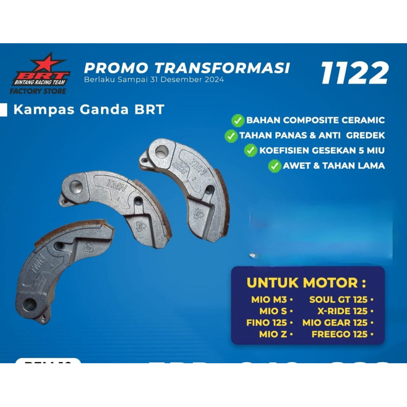 KAMPAS GANDA BRT MIO M3 MIO S FINO 125 SOUL GT 125 XTRIDE 125 MIO GEAR FREGO 125