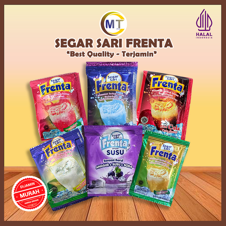 

Frenta Minuman serbuk ALL VARIAN 1 RENCENG ISI 10