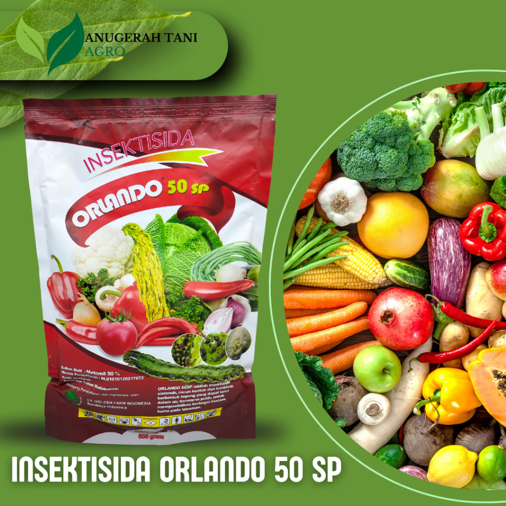 ORLANDO 50 SP Insektisida Sistemik Metomil 50% Mengatasi Hama Kaper