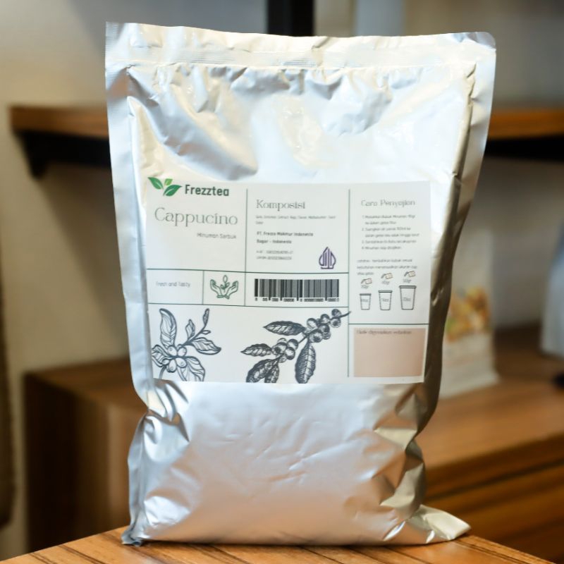 

RB22 FREZZTEA Bubuk Minuman Rasa Cappucino 1kg / Powder Cappucino / Bubuk Minuman Kekinian dan