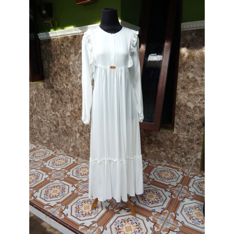 GAMIS RAYON TWILL ORI,GAMIS RAYON TWILL PREMIUM,GAMIS WANITA LENGAN PANJANG,GAMIS RAYON TWILL POLOS,