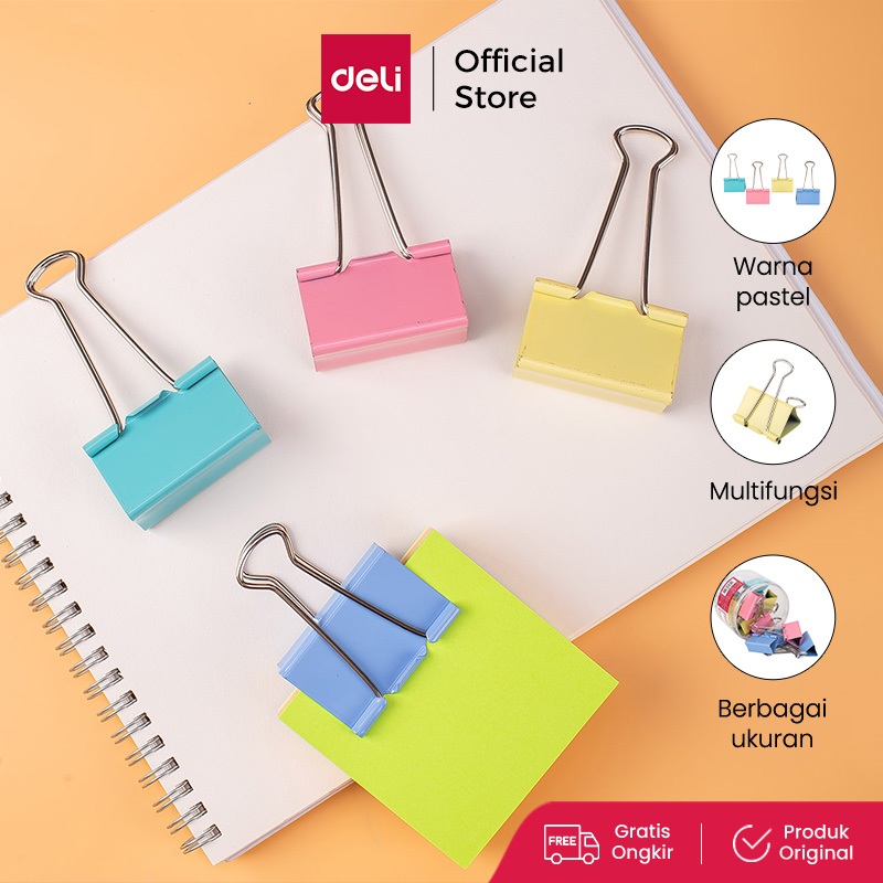 

Deli Binder Klip Warna 51mm E8551A