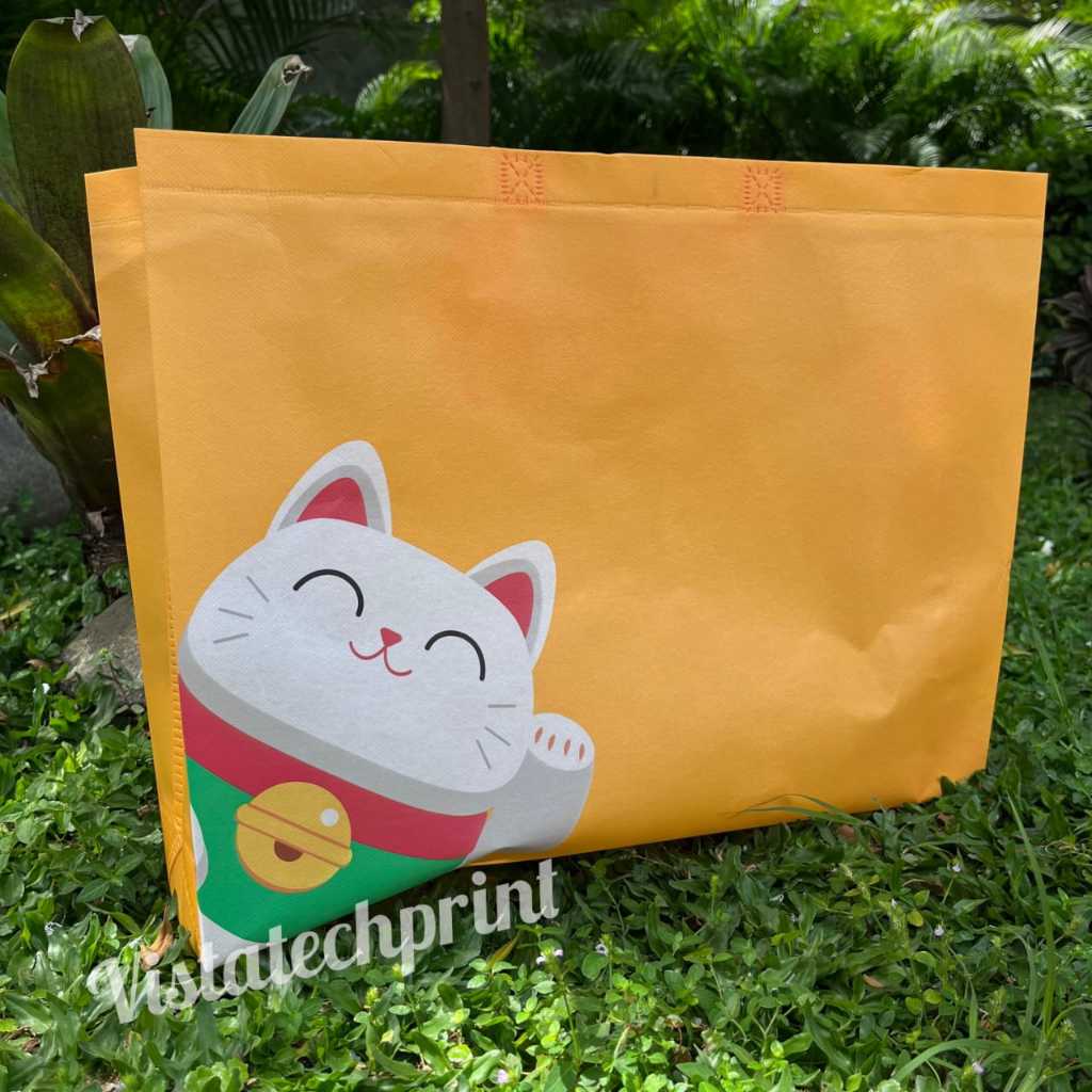 

Tas Belanja / Tote Bag Spunbond/ Goodie Bag Spunbond /Tas Spunbond /Kain Motif Premium Kantong Jumbo Tas Kado Gift WFB