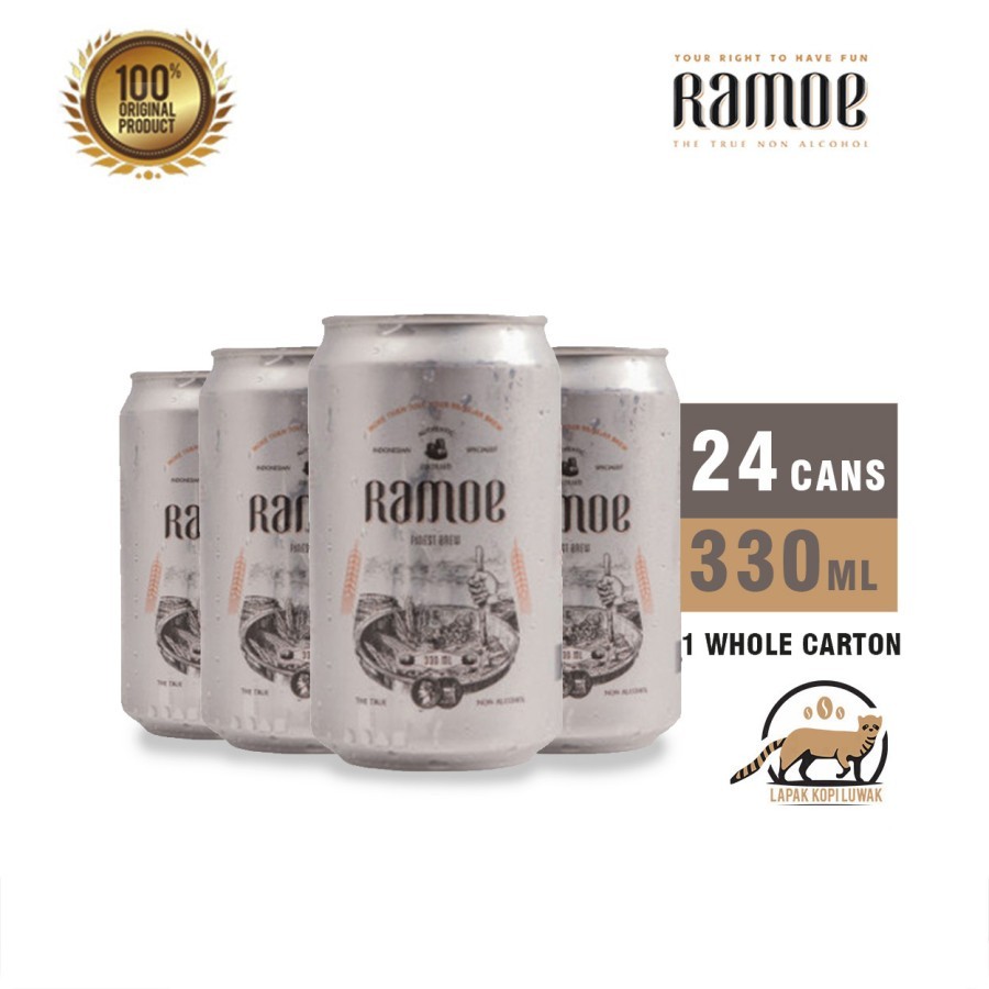 

Ramoe Minuman - Non Alkohol Brew Beer x 24 Cans