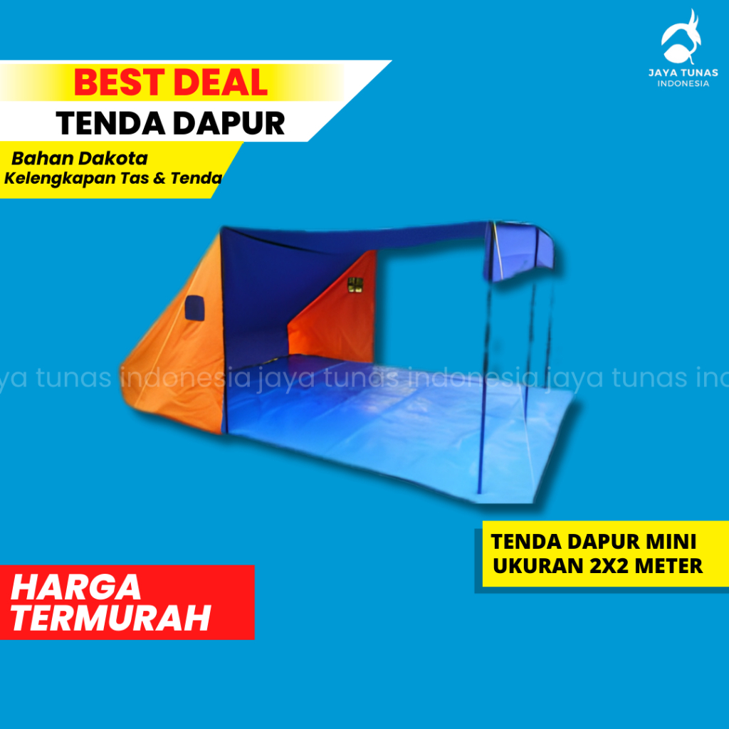 Tenda dapur mini 2x2 - Tenda dapur lapangan ukuran 2x2 - Tenda dapur 2x2