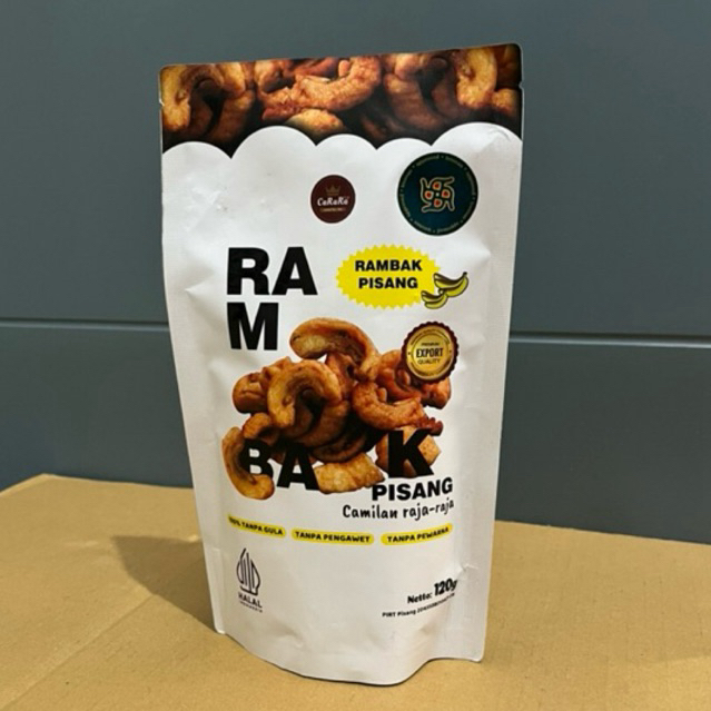 

Rambak Pisang 120gr, Halal, tanpa gula, tanpa pengawet, tanpa pewarna