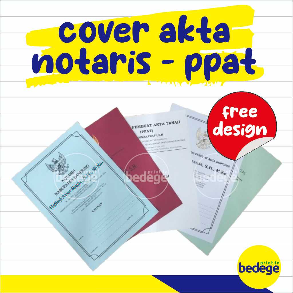 

COVER AKTA SALINAN NOTARIS PPAT