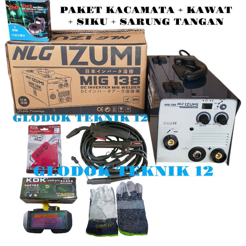 IZUMI MIG 138 MESIN LAS IZUMI MIG 120A / TRAFO LAS IZUMI MIG 138A / IZUMI MIG 130