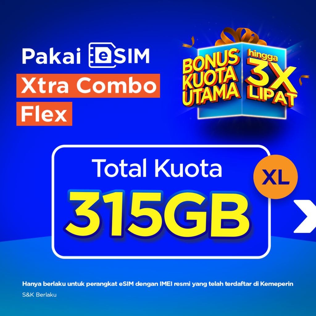 eSIM XL - Xtra Combo Flex XL 55GB