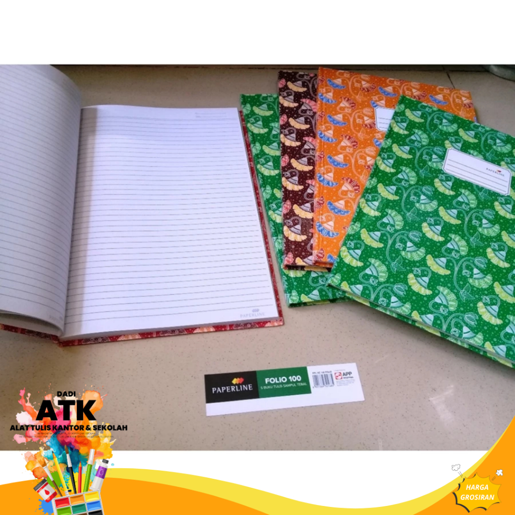 

Paperline Buku Folio 100 Lembar - Buku Akuntansi