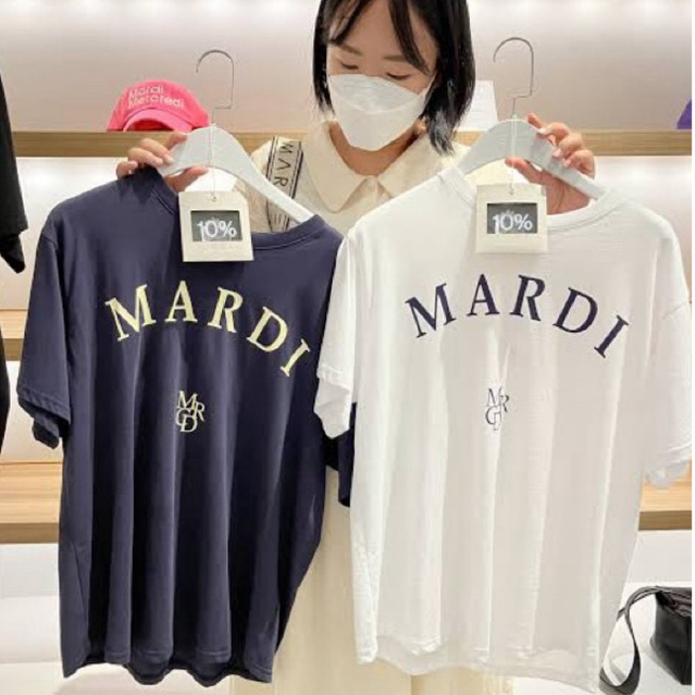MARDI MERCREDI LOGO ( MRCD ) HONGKONG 100% COTTON- UNISEX PREMIUM HONGKONG IMPORT SWEATER KEMEJA TAN