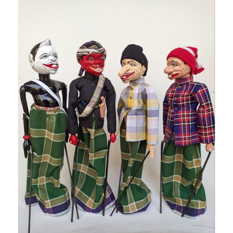Wayang golek cepot dewala gareng semar medium 45 cm