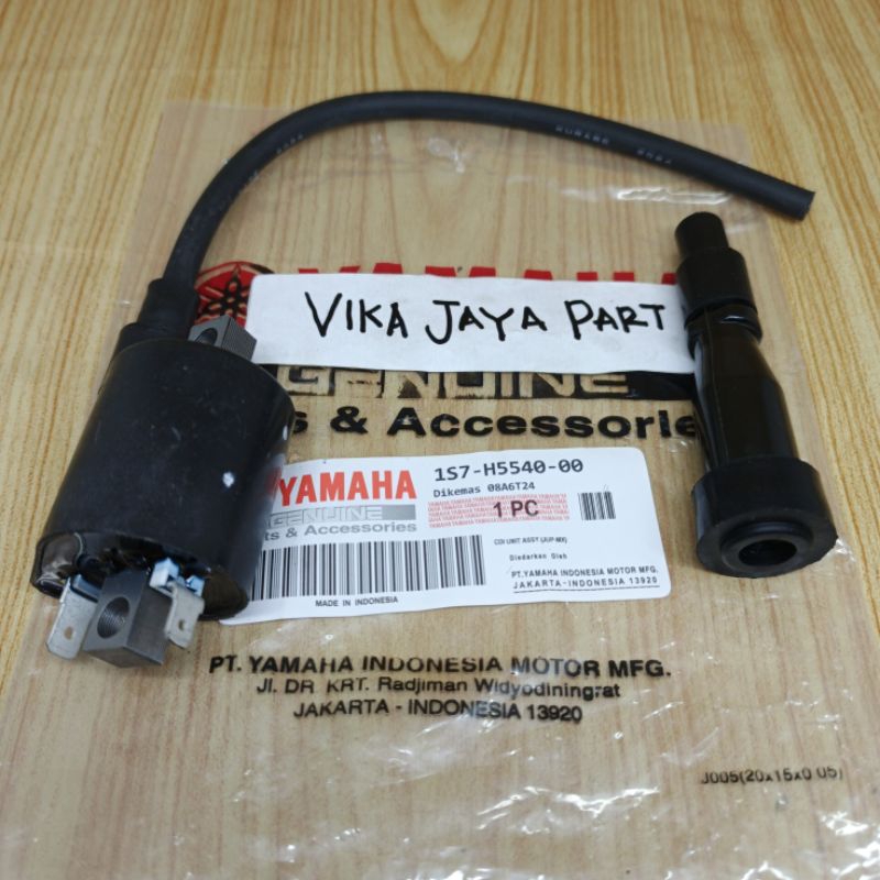 KOIL + TUTUP BUSI 1S7 YAMAHA JUPITER MX OLD MX NEW 135 VIXION OLD LAMA ORI