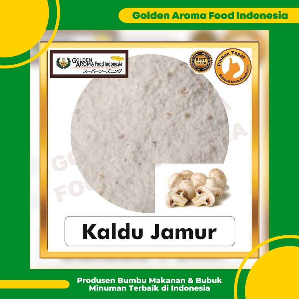 

Bumbu Tabur Rasa Kaldu Jamur 1kg, Jual Bubuk Tabur Mushroom Seasoning Murah Enak Aman Terbaik GAFI