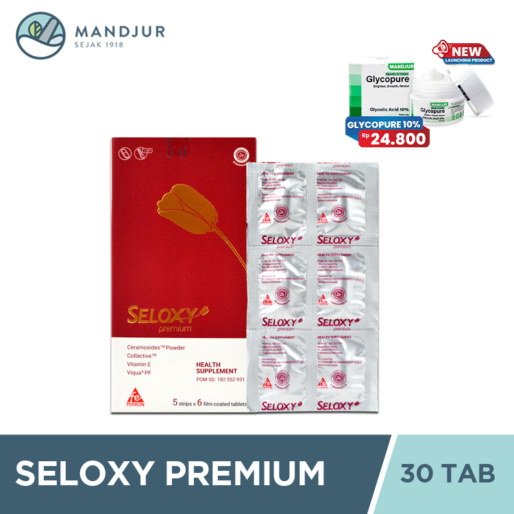 Seloxy Premium Dus Isi 5 Strip - Vitamin Kulit Anti Aging Anti Wrinkle