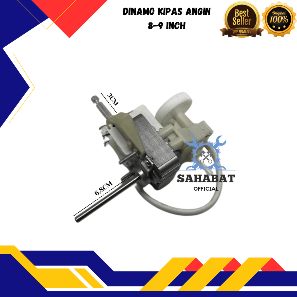 DINAMO MOTOR KIPAS ANGIN 8-9 INCH UMUM - 9 INCH MIYAKO ORI