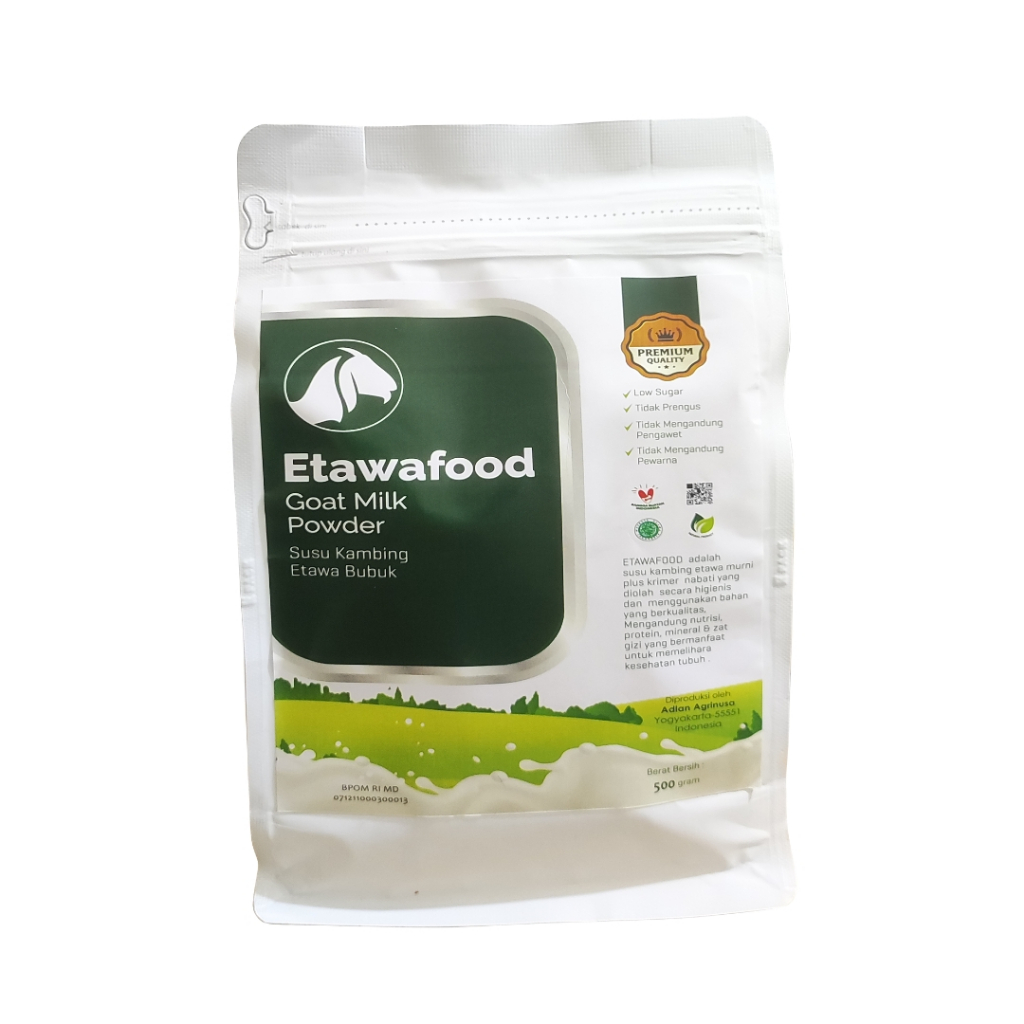 

Etawafood Susu Kambing Powder Etiwamang Putih 500gr asli original