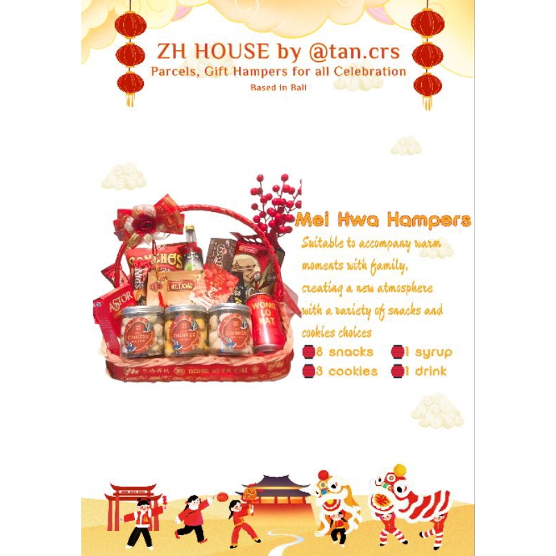

Mei Hwa Hampers | Gift Hampers Parcel CNY Chinese New Year Imlek 2025 Bali