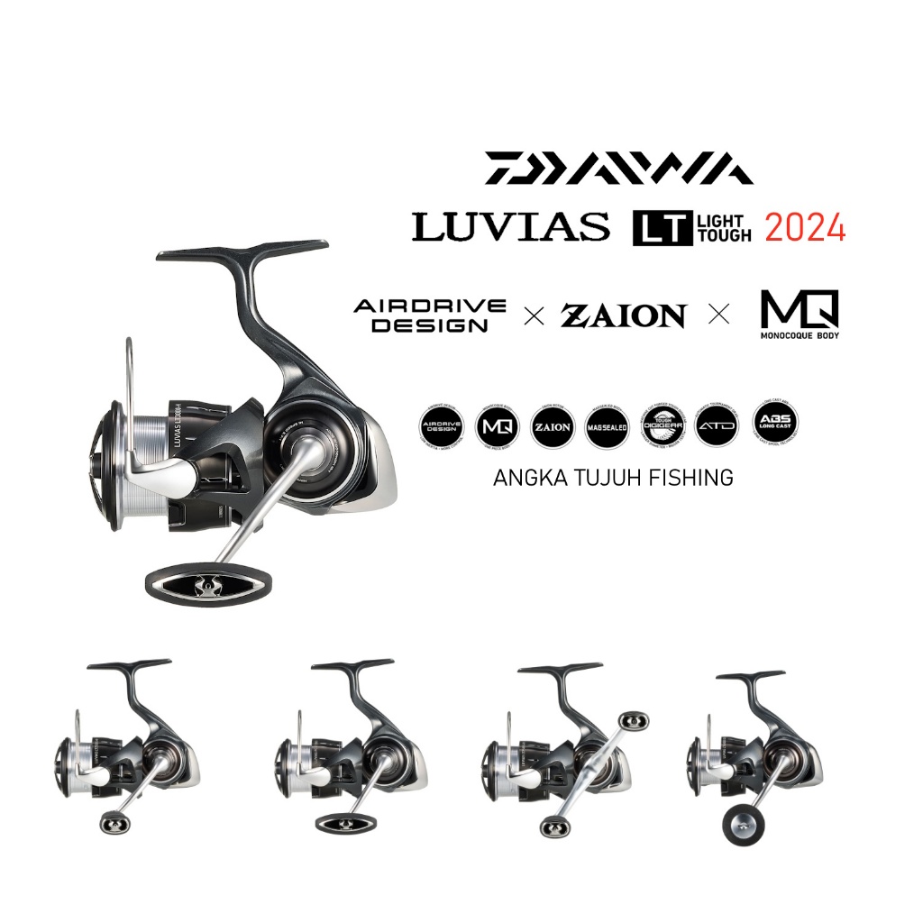 Daiwa Luvias LT 2024 Spinning Reel Pancing