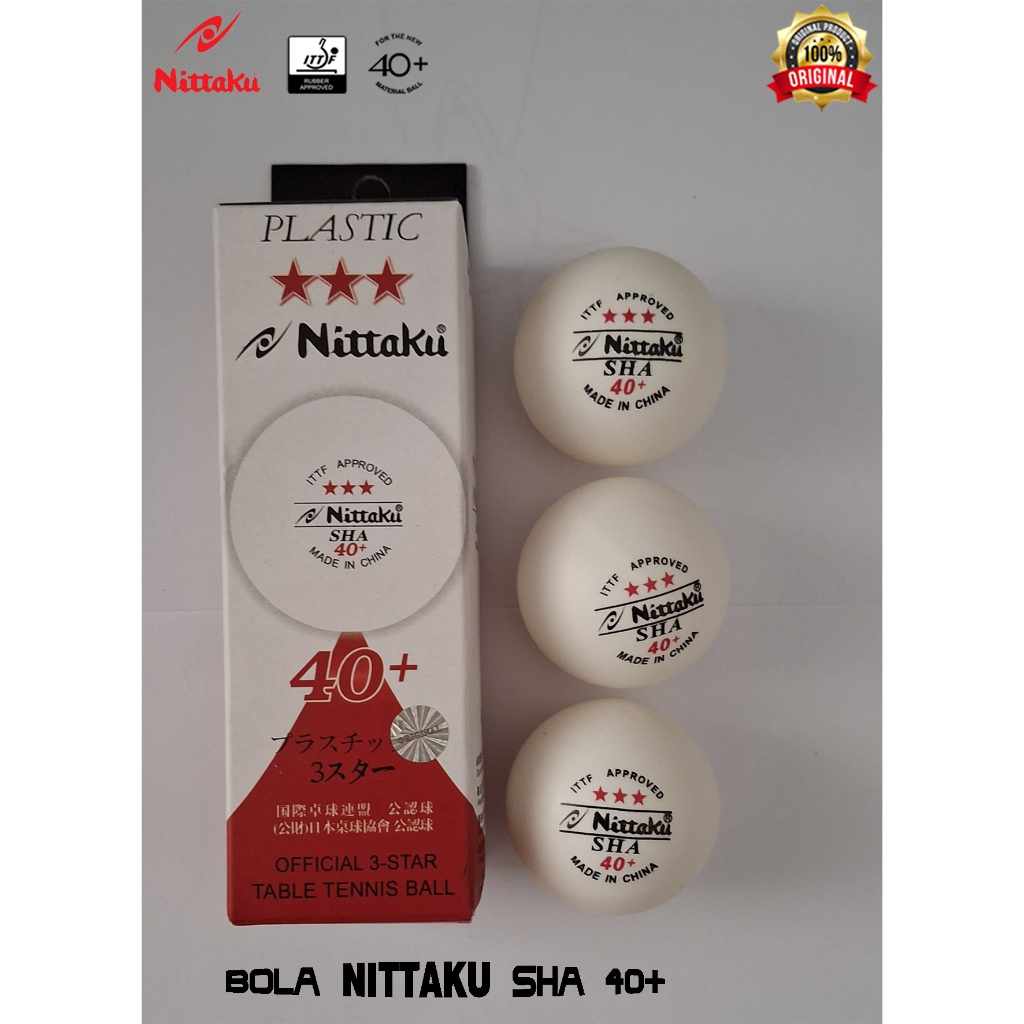 BOLA PIMPONG-TENIS MEJA NITTAKU ORIGINAL