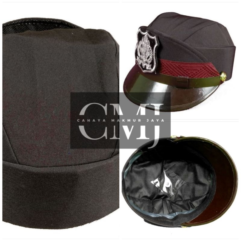 Topi pet satpam secwan - topi pet satpam cewe