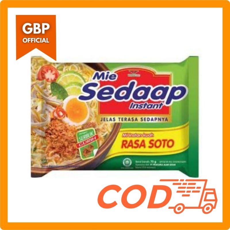 

Mie Sedap Instant Rasa Soto 76 gr