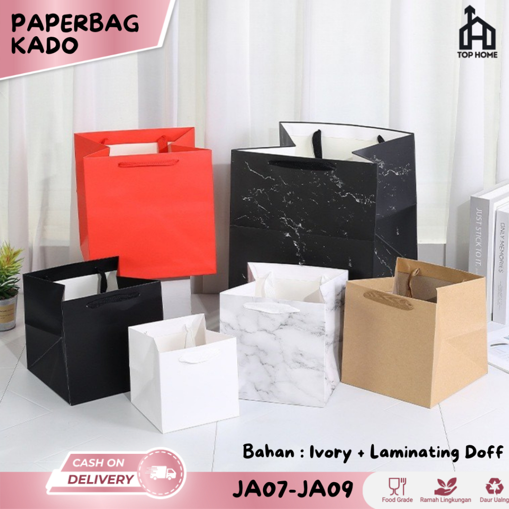 

Paperbag Marmer Paperbag Polos Ivory Tebal Paperbag Tali Tas Kado Souvenir Hampers Gift Bucket