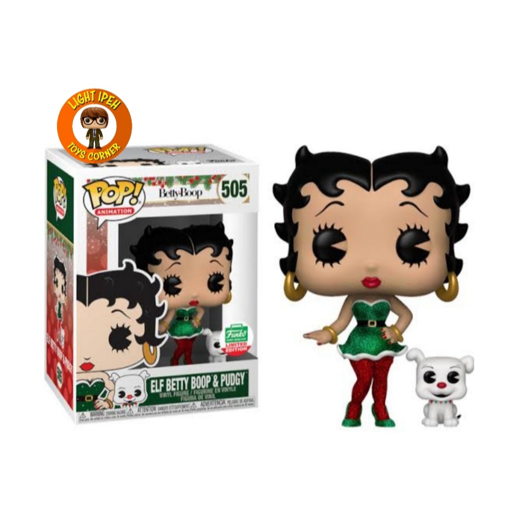 Funko Pop Original Exclusive to Funko Shop - Betty Boop - Elf Betty Boop & Pudgy
