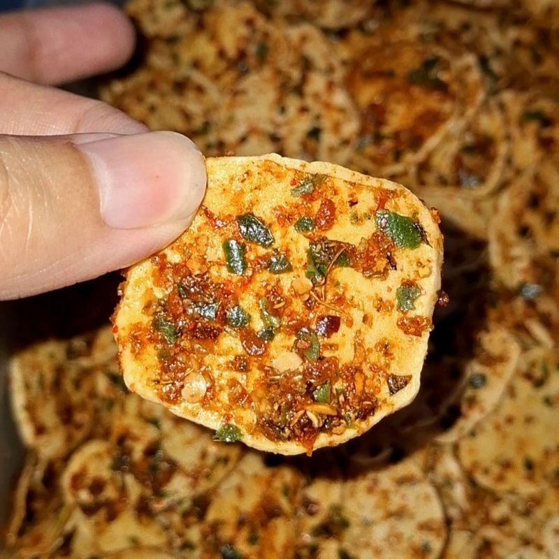 BASRENG PIPIH / BASRENG BULAT / BASRENG KOIN PEDAS DAUN JERUK 250 gr