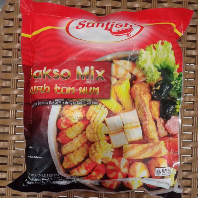 

Sunfish Ikan olahan Bakso Mix Kuah Tomyum 500g