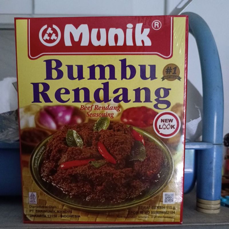 

Munik Bumbu Rendang 115g exp Desember 2025