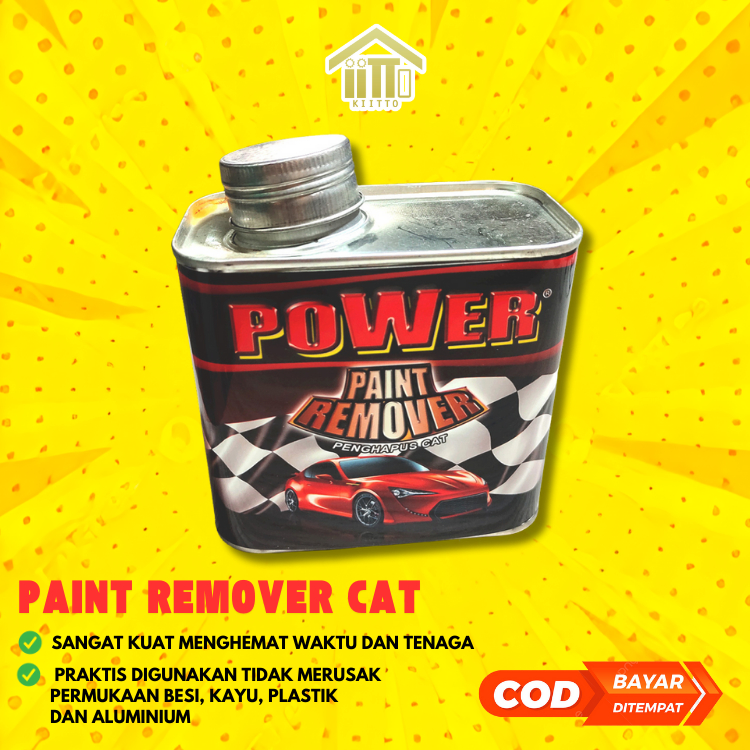 PAINT REMOVER PERONTOK CAT BESI POWER / REMOVER PENGHAPUS CAT POWER / CAIRAN PENGHAPUS CAT