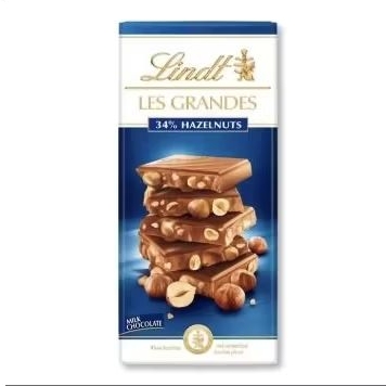 

Lindt Les Grandes 34% Hazelnut Milk Chocolate