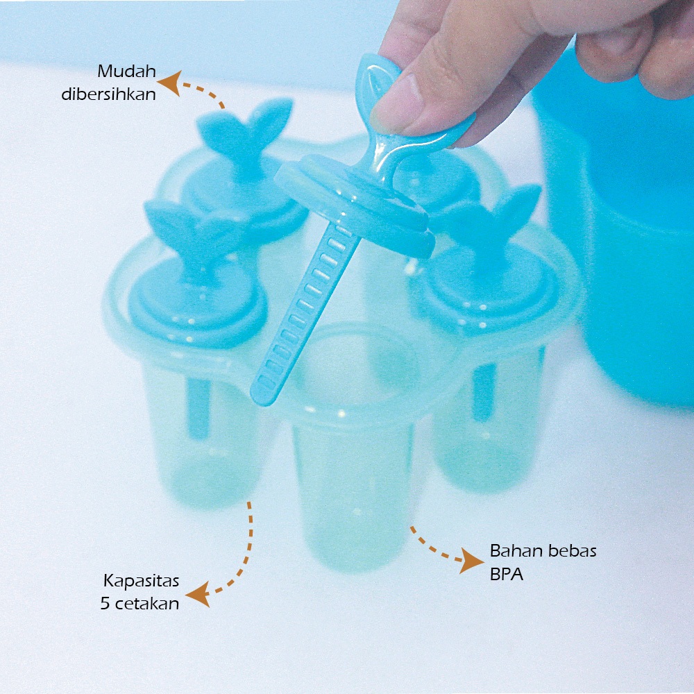 Cetakan Ice Cream Stik Tutup Es Loli