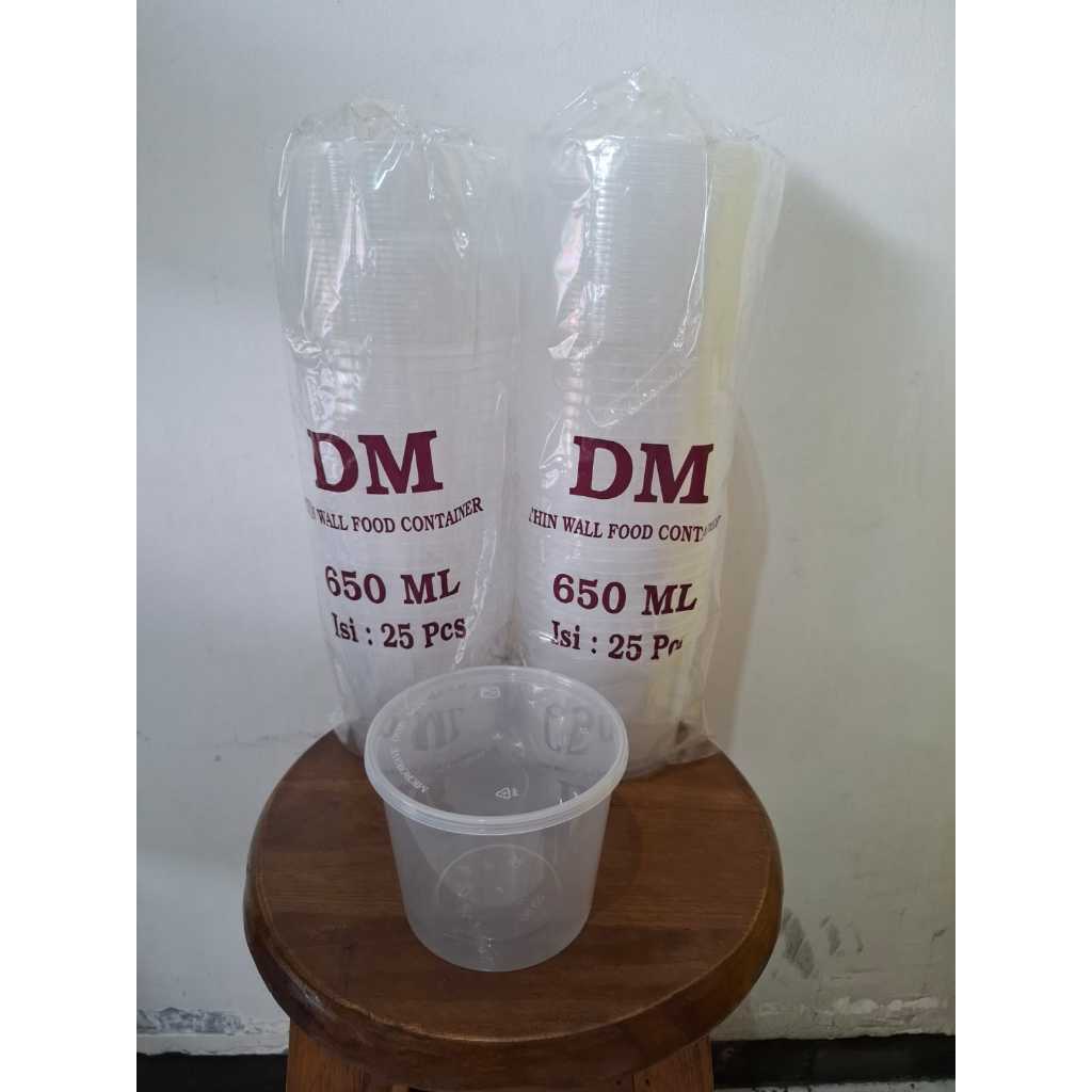 Thinwall DM Mangkok Tinggi Round 650 Ml