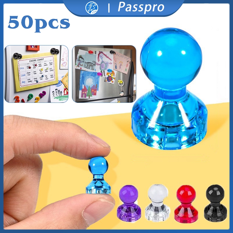 

Isi 50 Pin Magnet Neodynium Memo Kulkas Magnetic Papan Tulis Whiteboard Strong Stainless Steel