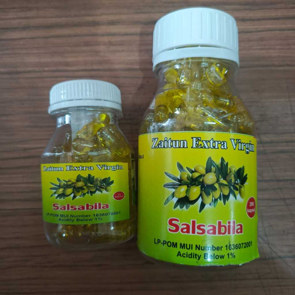 minyak zaitun extra virgin salsabillah kapsul minyak zaitun salsabila kapsul