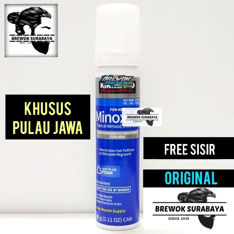 Brewok Surabaya  Minoxidil foam 60g