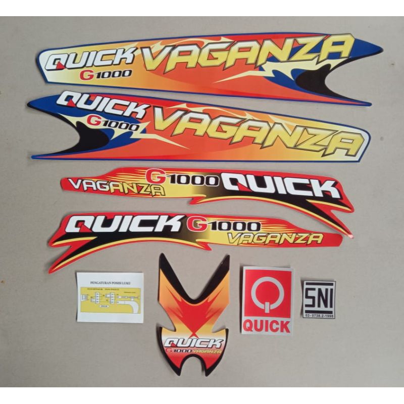 

Stiker Quick G1000 Vaganza Traktor