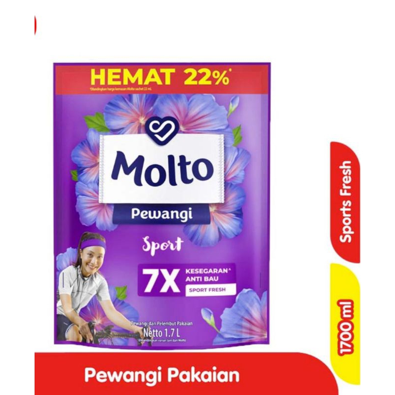 molto pewangi pakaian 1700ml 1.7 liter