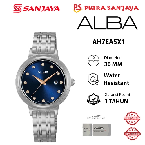 Jam Tangan Wanita ALBA AH7EA5 / AH7EA5X1 // AH7EA7 / AH7EA7X1 // AH7EA9 / AH7EA9X1  Original Garansi