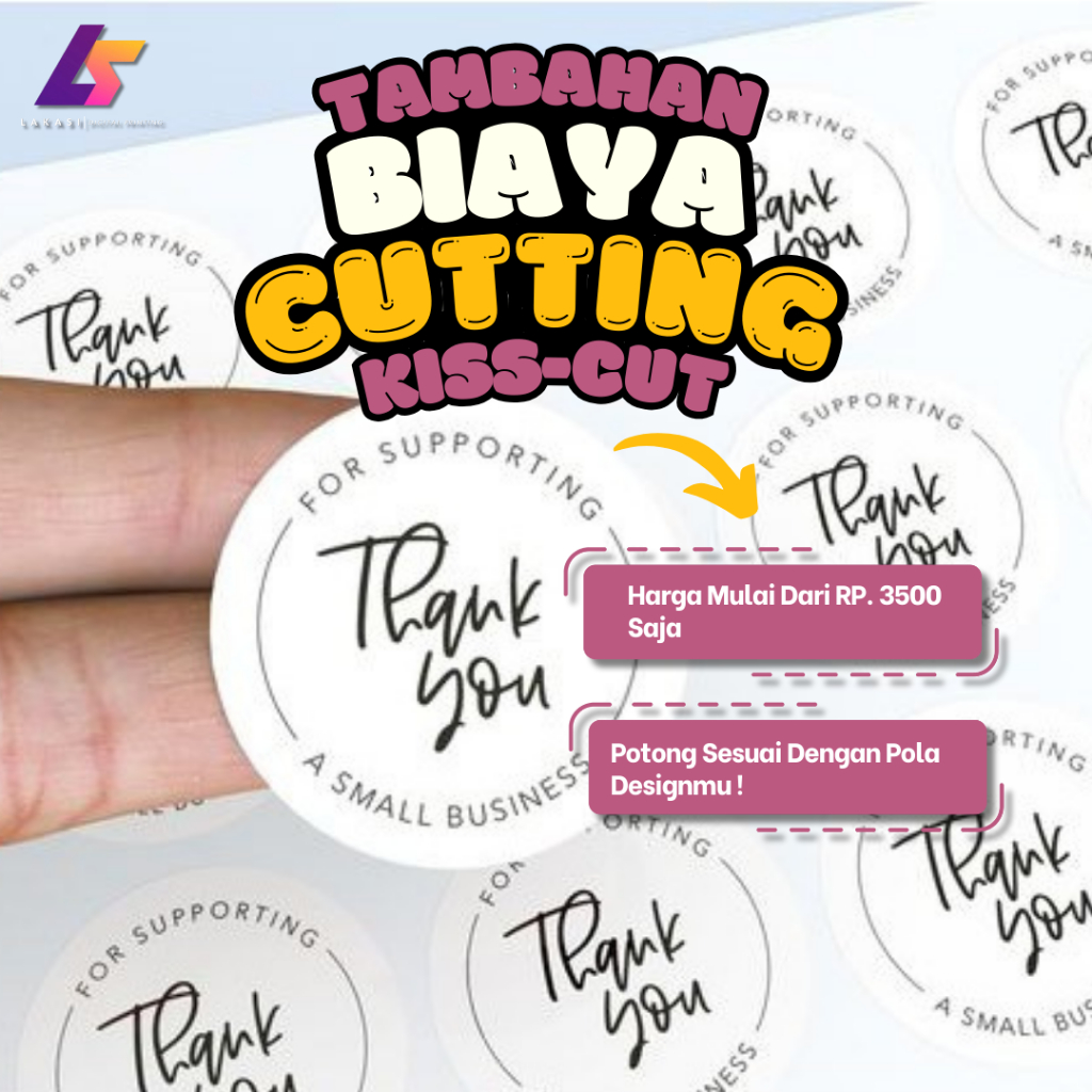 

Tambahan Cutting A3+ Kiss Cut/Die Cut