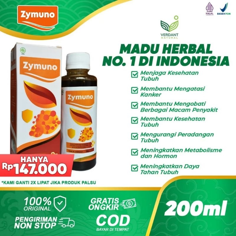 

Madu Zymuno Madu Herbal No.1 di Indonesia Atasi Kanker dan Benjolan